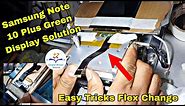Samsung Note 10 plus Green Flex Solution || Samsung Note 10 plus Flex Change @Superalamtechnical