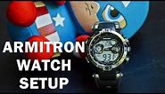 How to setup any Armitron watch- All the functions!