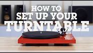 How to set up a belt-driven turntable with a pre-mounted cartridge | Crutchfield video