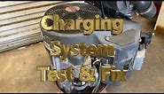 Kawasaki & Kohler Engine Charging System Stator & Regulator Test & Repair