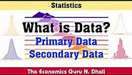 What is Data? Types of Data l Meaning l example l Statistics