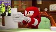 Knuckles approves/denies DreamWorks movies