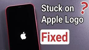 How to Fix iPhone 12 Stuck on Apple Logo/Keeps Boot Looping(No Data Loss)