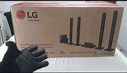 Home Theater LG LHB655NW Full HD com Blu-Ray 3D Bluetooth 5.1 Canais Sound Sync Wireless 1000W.