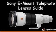 Sony E-Mount Telephoto Lenses Guide - AlphaShooters.com