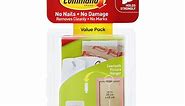 Command™ White  Adhesive Sawtooth Picture Hanger Value Pack - 3 Pack