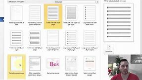 How to Make Lined Paper With Microsoft Word