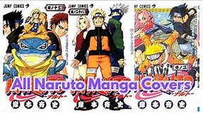ALL NARUTO MANGA COVERS. All volumes from 1 to 72.