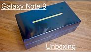 Unboxing the Samsung Galaxy Note 9 - Ocean Blue