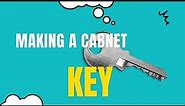 Making a Cabinet Key