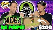 Opening the 36 Pop $200 Warehouse to Public Popcultcha Funko mystery box!!!