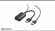 Cable Matters Uni-Directional HDMI to DisplayPort Adapter