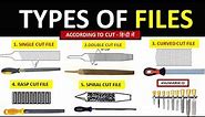 File Tool || रेती || Types of File || According to Cut || Classification of File