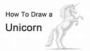 How to Draw a Unicorn (or Horse rearing)