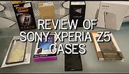 Sony Xperia Z5 cases review (Ringke Fusion, Orzly ultra slim, Muvit miniGel, Panzer glass)