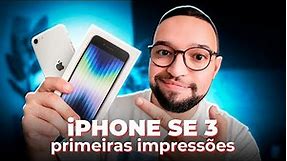 iPHONE SE 3 | o MAIS BARATO da Apple! UNBOXING e PRIMEIRAS IMPRESSÕES