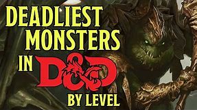 Deadliest Monsters in Dungeons and Dragons 5e by CR - Part One