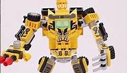 Unoffical LEGO TRANSFORMERS MINIFIGURES SET 8 IN 1 TO BUMBLEBEE LW7030 UNOFFICAL LEGO SPEED BUILD