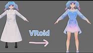 Hearts Galaxy Speedpaint / How I Make Custom VRoid Studio Clothes 【Sirius Blu3】