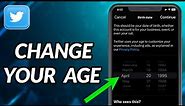 How To Change Age On Twitter