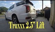 Truxxx 2.5" Lift / Leveling Kit Install for my AWD Hyundai Palisade Overlanding KIA Telluride 4x4