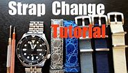 How To Change A Watch Strap - Watch Strap Change TUTORIAL
