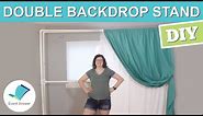 PVC Double Backdrop Stand | PVC Pipe Dual Backdrop Stand