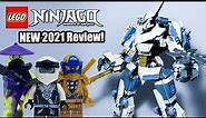 NEW 2021 Ninjago Legacy Zane's Titan Mech Battle Review! - LEGO Ninjago 10th Anniversary Set 71738