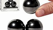 Speks Supers, 33mm Magnets Balls Fidget Toys for Adults, Set of 3 with Display Plate, Great Office Desk Decorations and Stress Relief Gifts