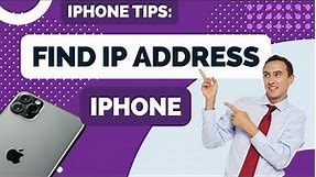 How to Find IP Address on iPhone