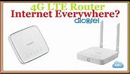 Alcatel 4g lte router unboxing and review - running on at&t wireless