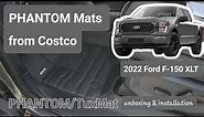 Phantom Custom-fit Car Mats from Costco (made by TuxMat) Unboxing & Installation in 2022 Ford F-150
