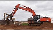 Hitachi Zaxis 350LC-6 Excavator Working
