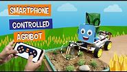 Smartphone Controlled Agribot with Automatic Irrigation System | DIY Projects