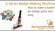 How to Make a Button Pin Badge quickly and easily