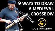 9 MEDIEVAL CROSSBOW DEVICES - How do they work?