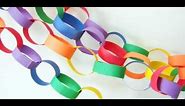 How to make Easy Paper Chains- Paper Decorations |DIY|- HD