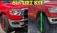 How to Install 6” Lift Kit Rough Country 2020 RAM 1500 Install in your Driveway no Lift! Easy