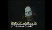 Salem Strangler | Days Of Our Lives Promo 1982 NBC Soap Opera