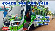 💥TATA 407 COACH VAN life tax for sale💥#coachvan #tata407 #maxicab