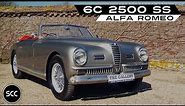 ALFA ROMEO 6C 2500 SS Super Sport Convertible 1949 - Modest test drive - Engine sound | SCC TV