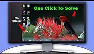 wired monitor error side black screen | how to solve monitor problem | remove monitor black screen