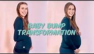 BABY BUMP TRANSFORMATION | Christina Cimorelli's First Full Term Pregnancy!