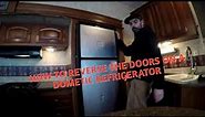 How to reverse the doors on a Dometic referigerator -RvTech Tips