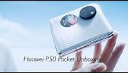 Huawei P50 Pocket White Unboxing