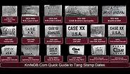 CASE XX Video 1.1 - Tang Stamp Date Summary