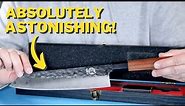 Unboxing & Review: MITSUMOTO SAKARI 9 inch Japanese Kiritsuke Knife