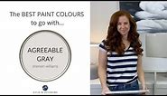 Sherwin Williams Agreeable Gray with Coordinating Paint Colors
