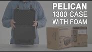 Pelican 1300 Case with Foam, Black