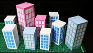 How to make Paper Building -- school project work